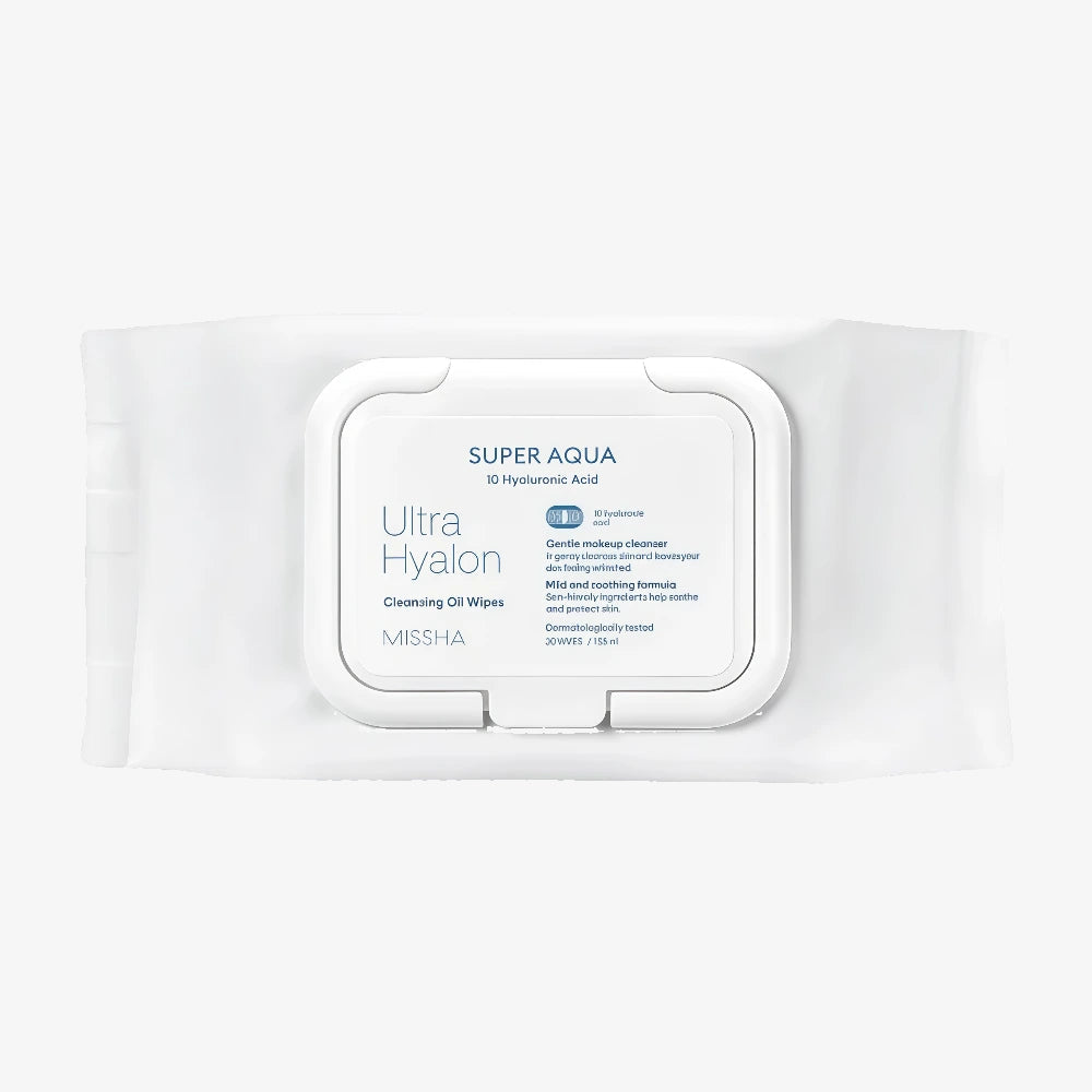 MISSHA Super Aqua Ultra Hyalron Cleansing Oil Wipes 30 sheets