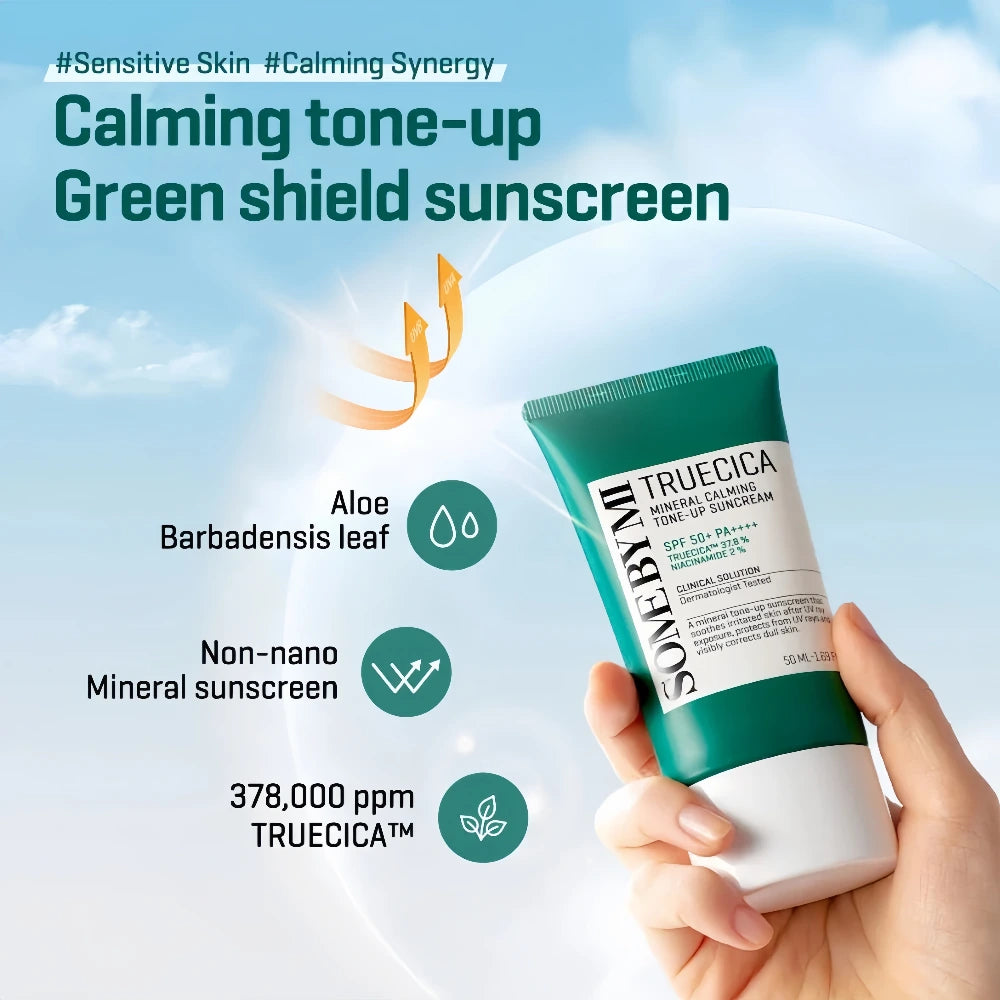 SOME BY MI Truecica Mineral Calming Tone Up Suncream 50ml NPN