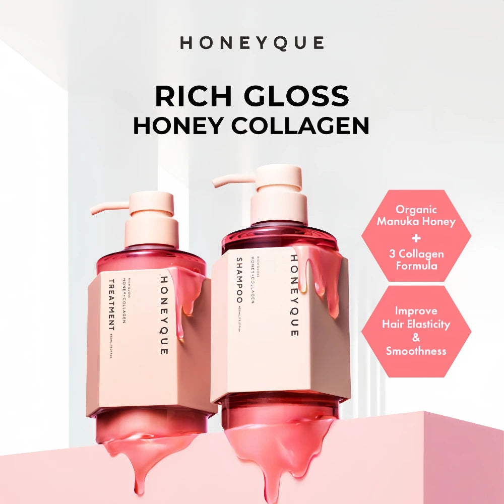 HONEYQUE Honey + Collagen Shampoo (450ml)