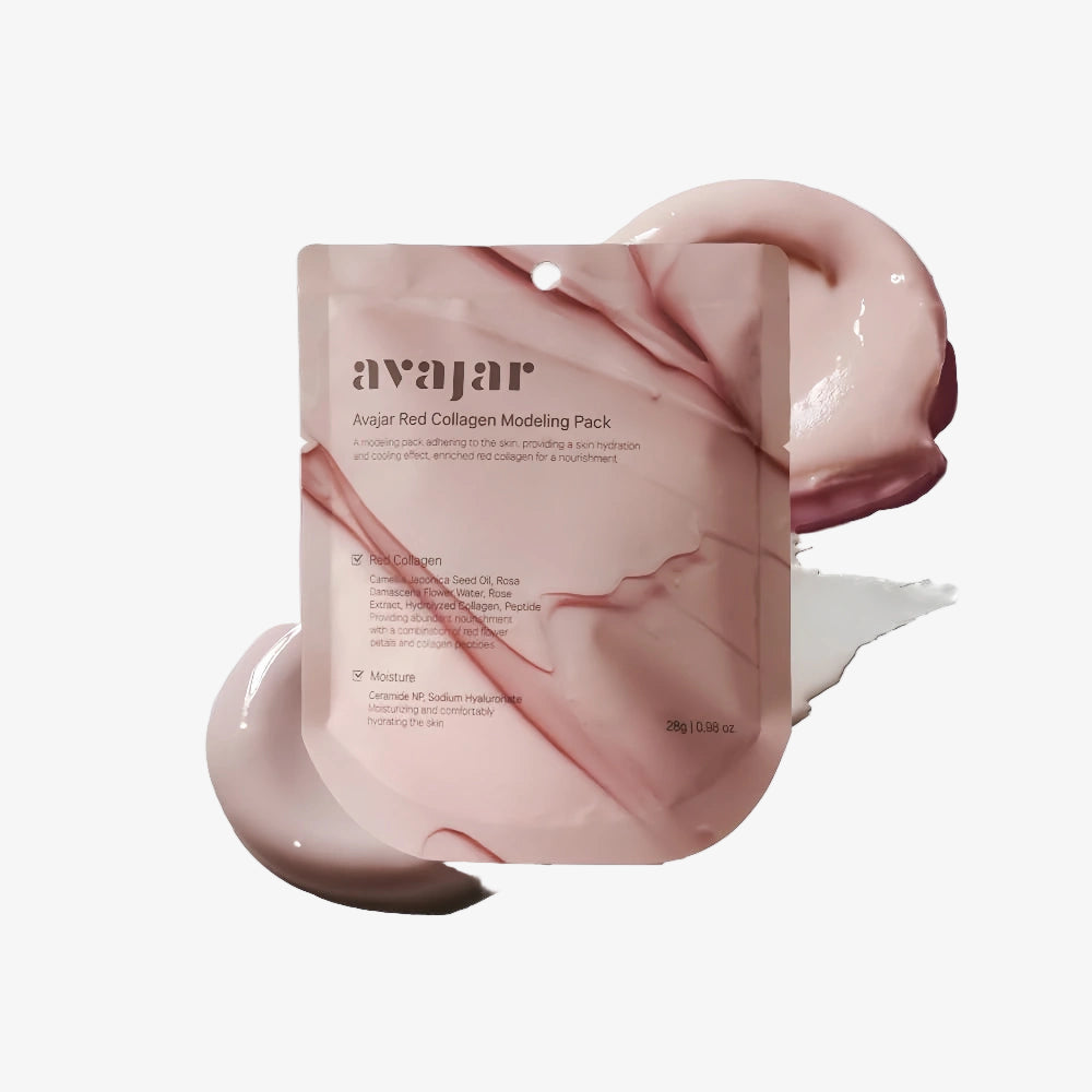 AVAJAR Rose Camellia Collagen Modeling Mask 28g