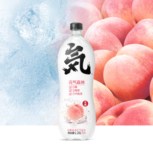 GENKI FOREST Peach Flavored Soda  Drink 1.25L