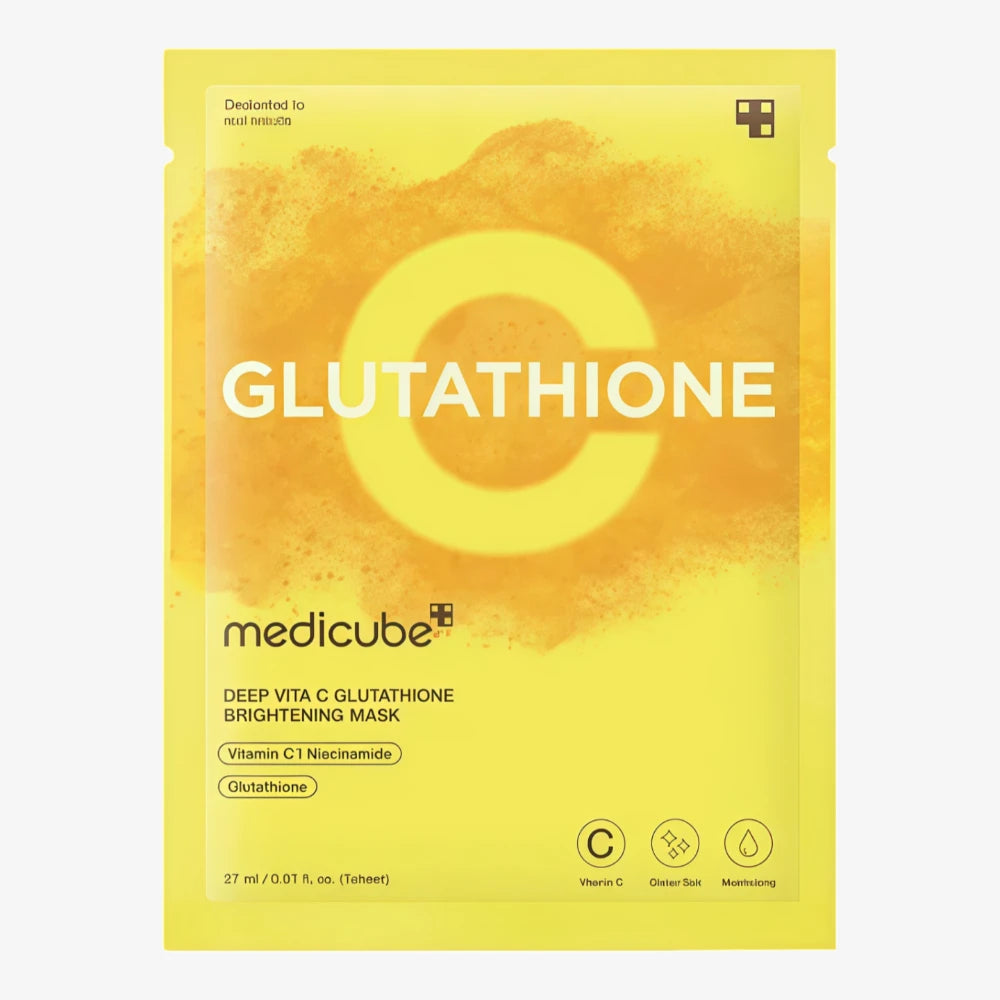 MEDICUBE Deep Vita C Glutathione Brightening Mask 1pc