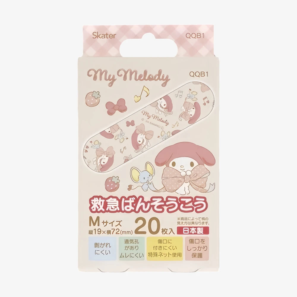 cotton melody様♡おすそ分け SKATER First Aid Bandages My Melody 20pcs – Axia Station
