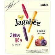 CALbee Jagabee 3 Kinds Potato Chip Salt Flavor