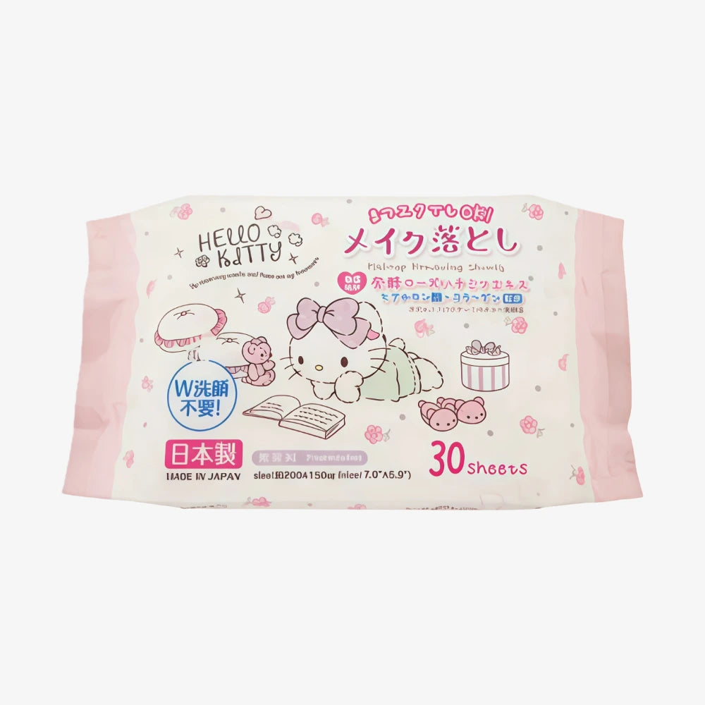 DAISO Makeup Removing Sheet Hello Kitty 30 sheets