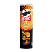 Pringles Scorchin Spicy Strips Chips 110g