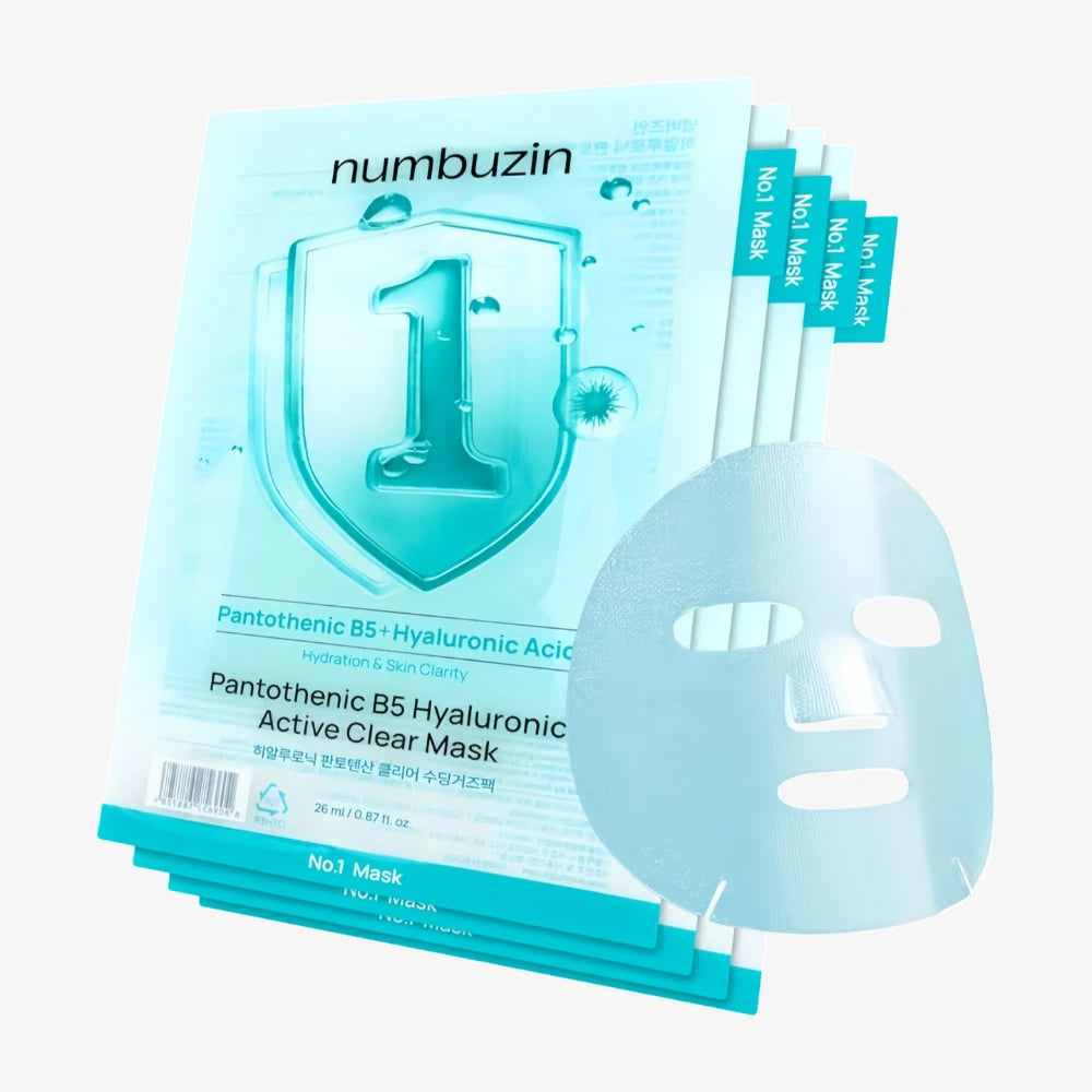 NUMBUZIN No 1 Pantothenic B5 Hyaluronic Active Clear Mask (4)