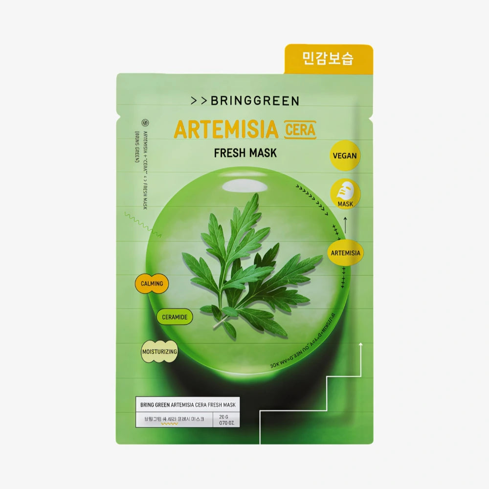 BRING GREEN Artemisia Fresh Mask 10 pcs