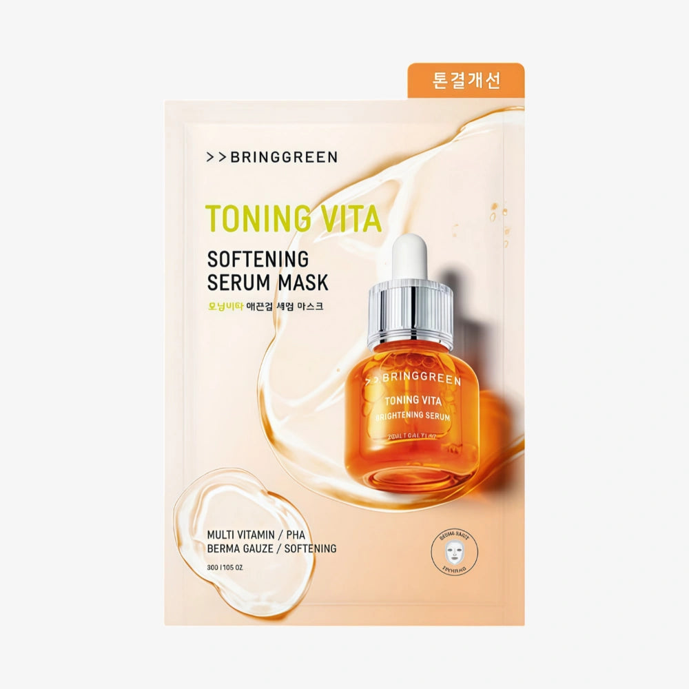 BRING GREEN Toing Vita Softening Serum Mask 1pc