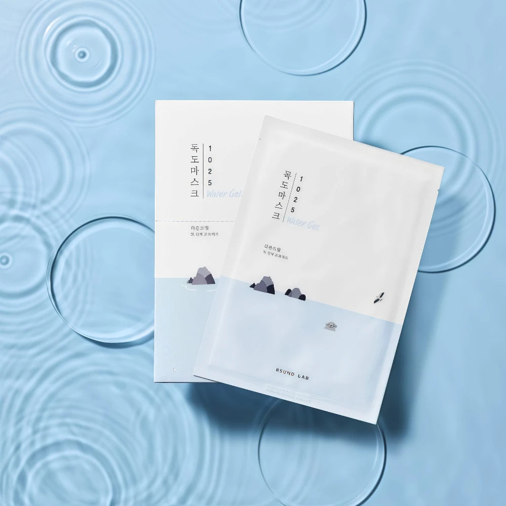 ROUND LAB 1025 Dokdo Hydrating Water Gel Mask 10 pcs