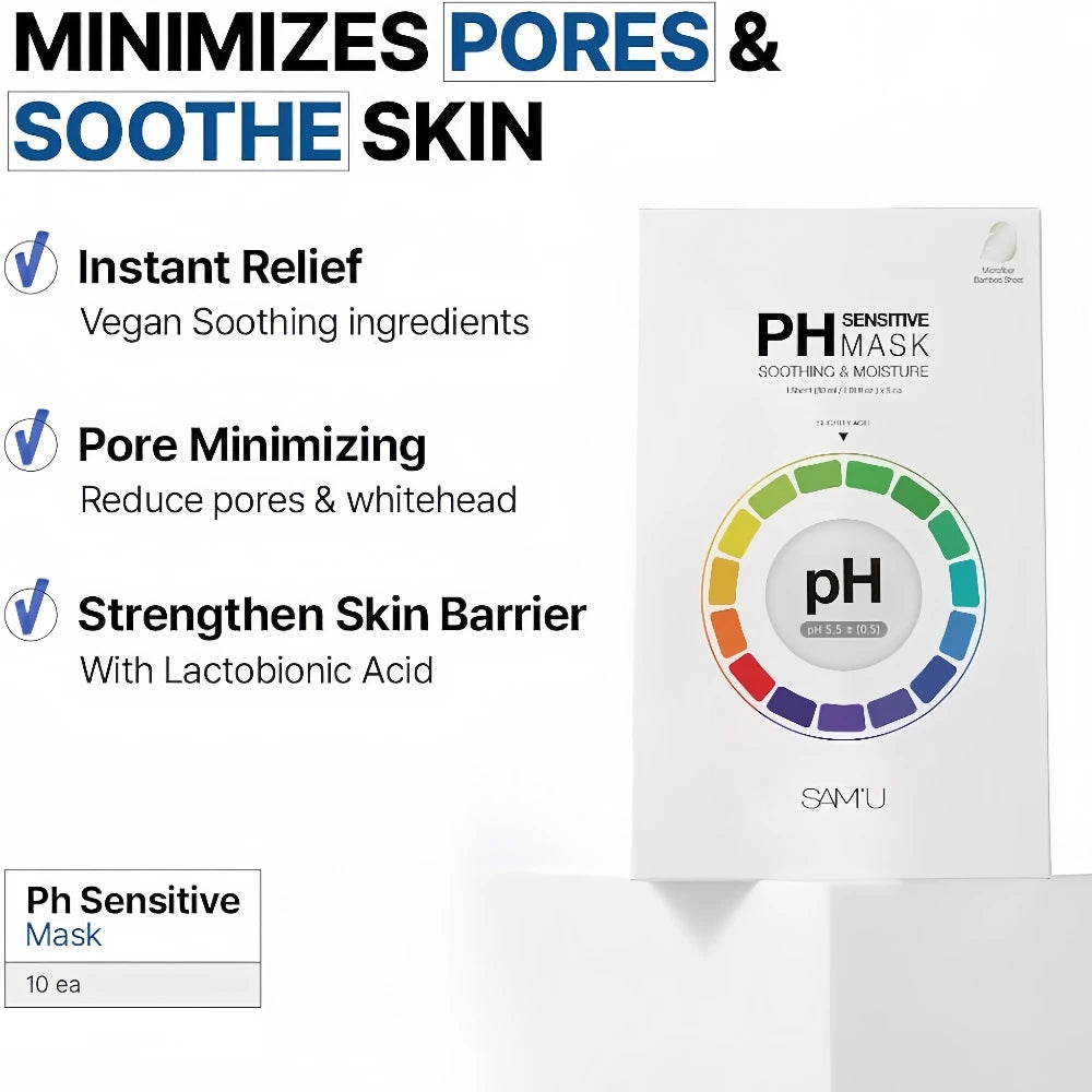SAMU // PH Sensitive Mask Soothing & Moisture 1pc