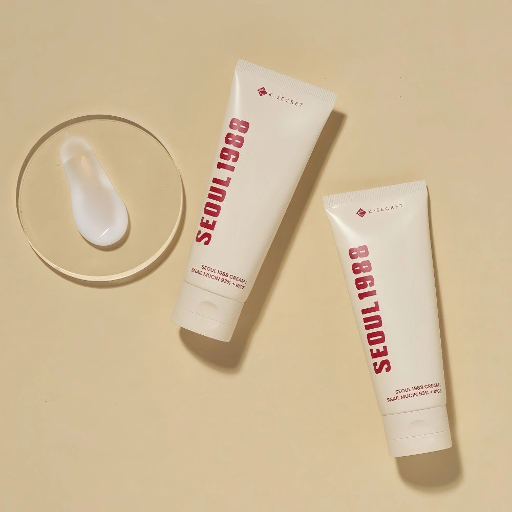SEOUL 1988 Cream : Snail Mucin 93% + Rice 100ml