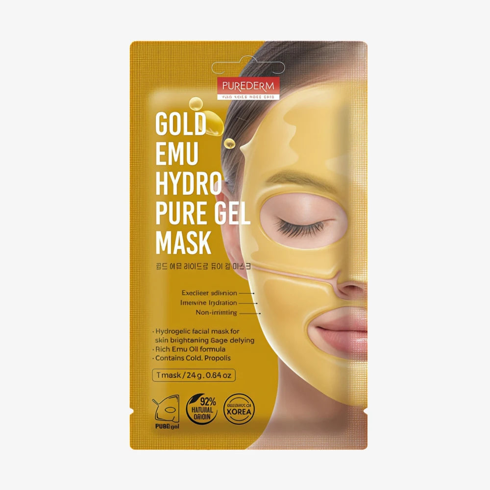 PUREDERM Gold Emu Hydro Pure Gel Mask