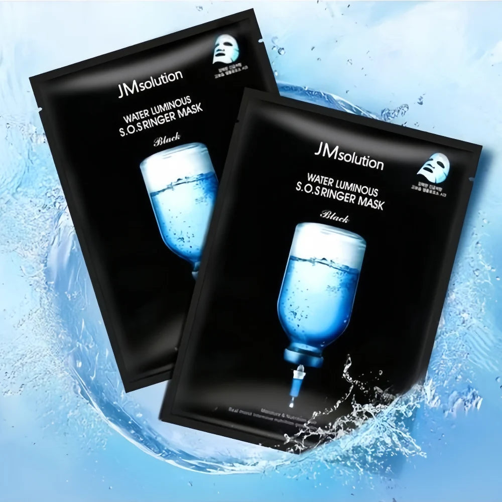 JM solution Water Luminous S.O.S Ringer Mask Black 1pc