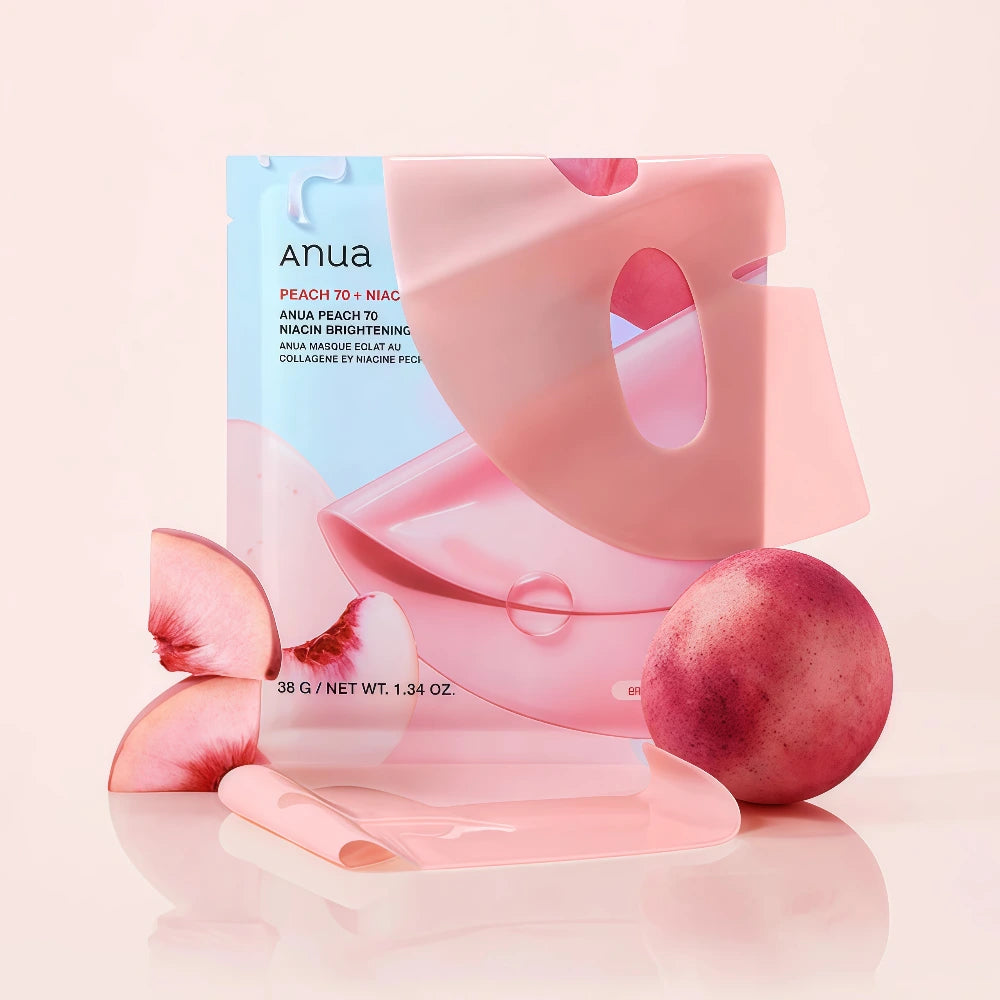 ANUA Peach 70 Niacin Brightening Collagen Mask 1pc