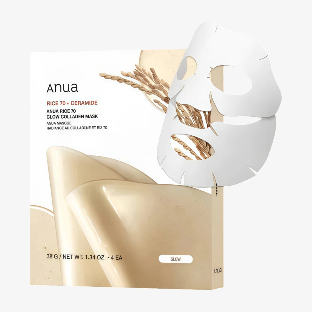 Anua Rice 70 Glow Collagen Mask 1pc
