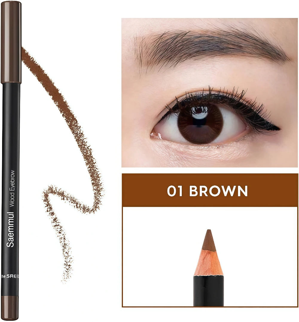 THE SAEM Saemmul Wood Eyebrow 01 Brown