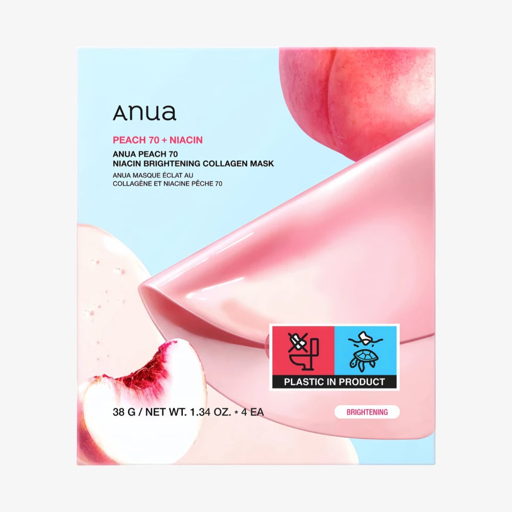 Anua Peach 70 Niacin Brightening Collagen Mask 38g