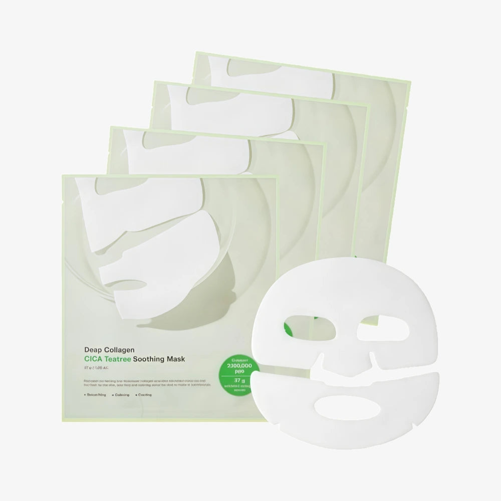 SUNGBOON EDITOR CICA Teatree Soothing Mask 4pcs