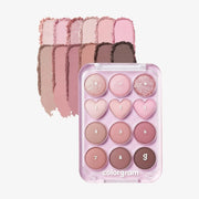 COLORGRAM Pin Point Eyeshadow Palette 02 Pink & Mauve