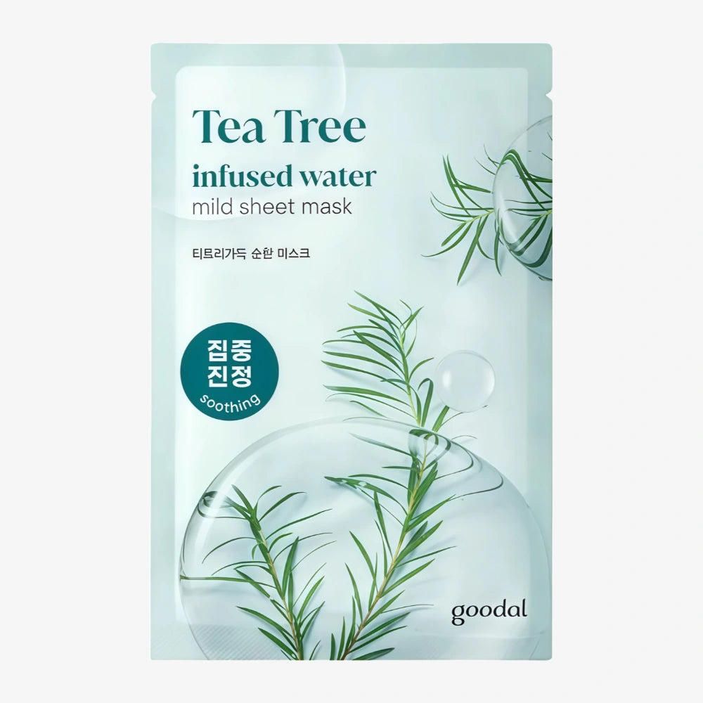 GOODAL Tea Tree Infused Water Mild Sheet Mask 1pc