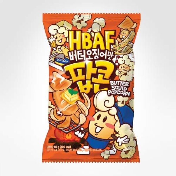 HBAF Popcorn Butter Squid 80g