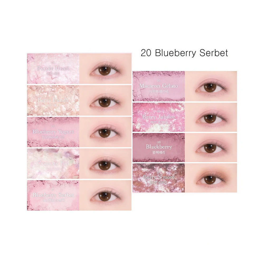 DASIQUE ## Shadow Palette & Nail Set 20 Blueberry Sorbet