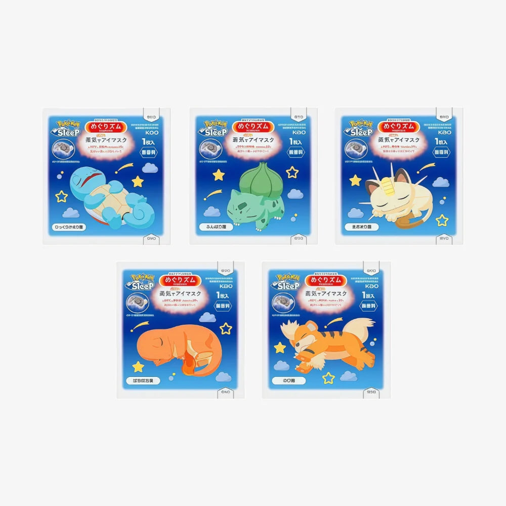 KAO MEGRHYTHM Steam Eye Mask Pokemon Sleep Unscented