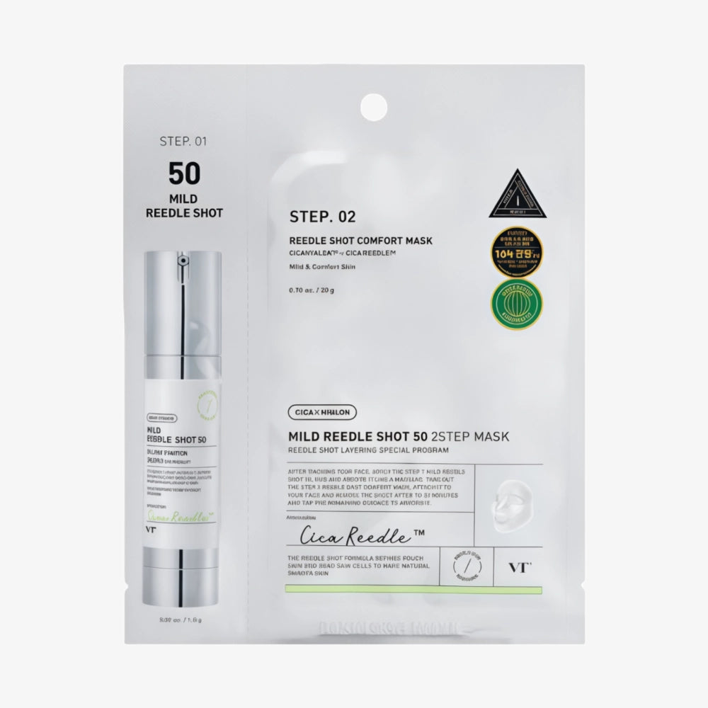 VT Mild 50 Reedle Shot 2-Step Mask 1pc