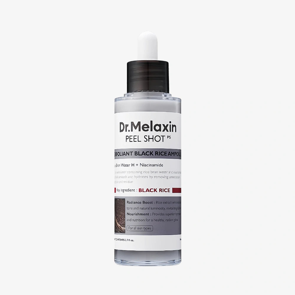 DR.MELAXIN Peel Shot Exfoliating Black Rice Ampoule 80ml – Axia
