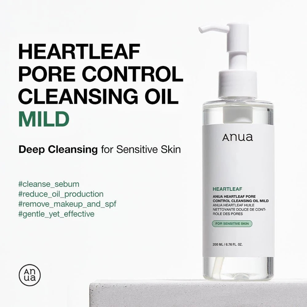 ANUA Heartleaf Pore Control Cleansing Oil Mild 200ml