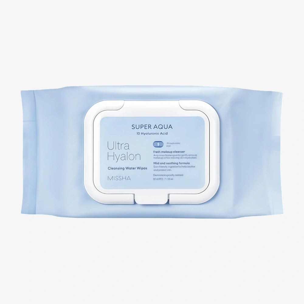 MISSHA Super Aqua Ultra Hyalron Cleansing Water Wipes 30 sheets