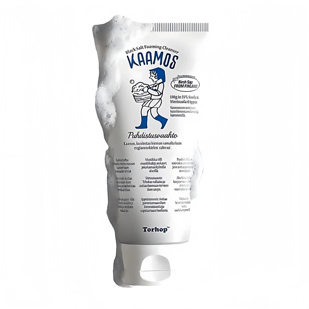 TORHOP Kaamos Black Salt Foaming Cleanser 130g