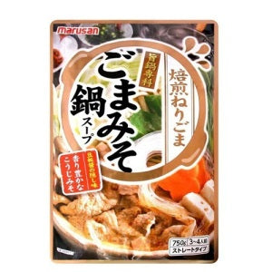 MARUSAN Nabe Soup Saseme Miso Flavor 750g