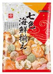 Mikawayaseika 7 Color Seafood Cracker 145g