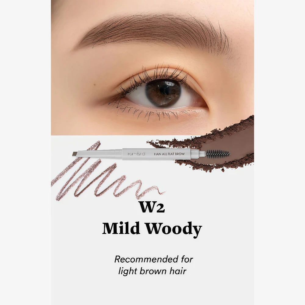 ROMAND Han All Flat Brow W2 Mild Woody
