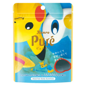 KANRO Pure Gummy Pokemon Tropical Fruits & Soda Flavor 52g