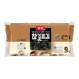 DONGWON, SEASONNED SESAME OIL LAVER 5g * 9 pack