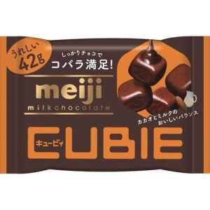 Meiji CUBIE Milk Chocolate 42g