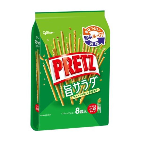 GLICO Pretz Biscuit Sticks Salad 8 packs 110g