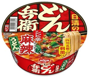 Nissin Donbei Shibi-shi Hot Red Pepper Udon 83g