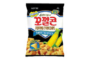 LOTTE, SNACK POPPING CORN CHIPS SWEET&SPICY 144g