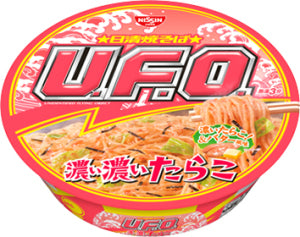 Nissin Pollock Roe Yakisoba UFO Cup Noodles