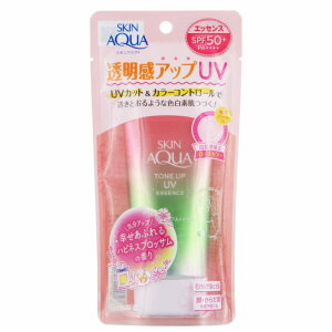 ROHTO SUNPLAY SKIN AQUA Tone Up UV Essence #Rose Aqua 80g