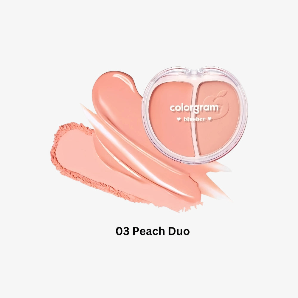 COLORGRAM Tintin Dory Duo Blusher 03 Peach Duo