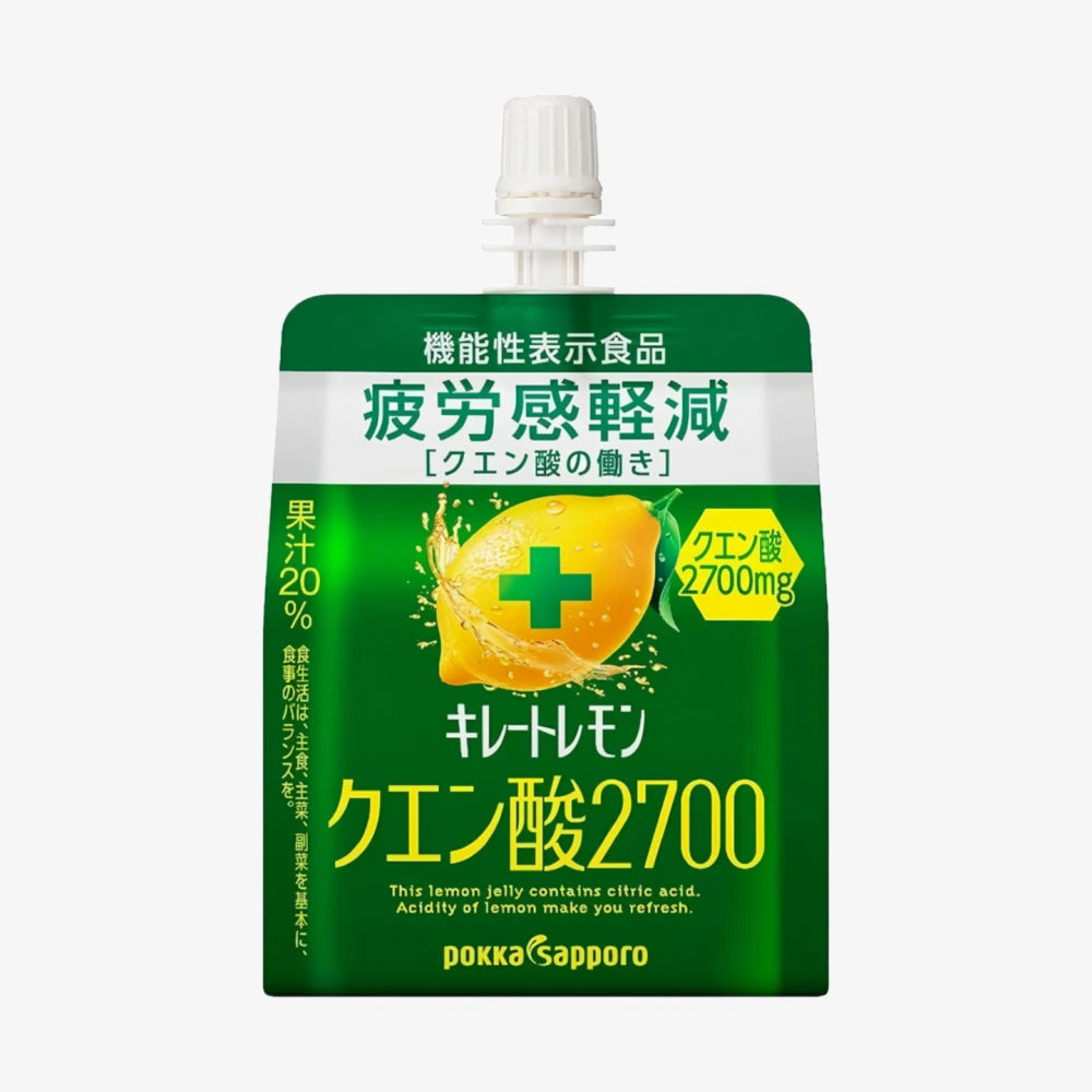 POKKA Sapporo Chelated Citric Acid Jelly(Lemon Flavor) 165g – Axia