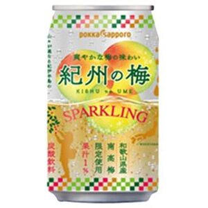 POKKASAPPORA Plum Sparkling Drink 350ml