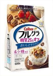 Calbee Less Sugar 25% Fruit Granola Full GAR 600g