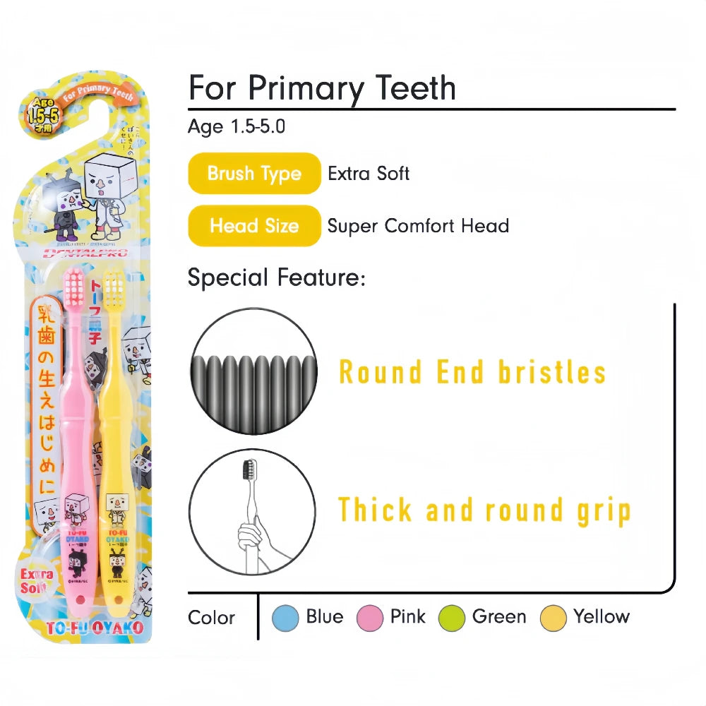 DENTALPRO Tofu Oyako Toothbrush Extra Soft 1.5-5 Yrs