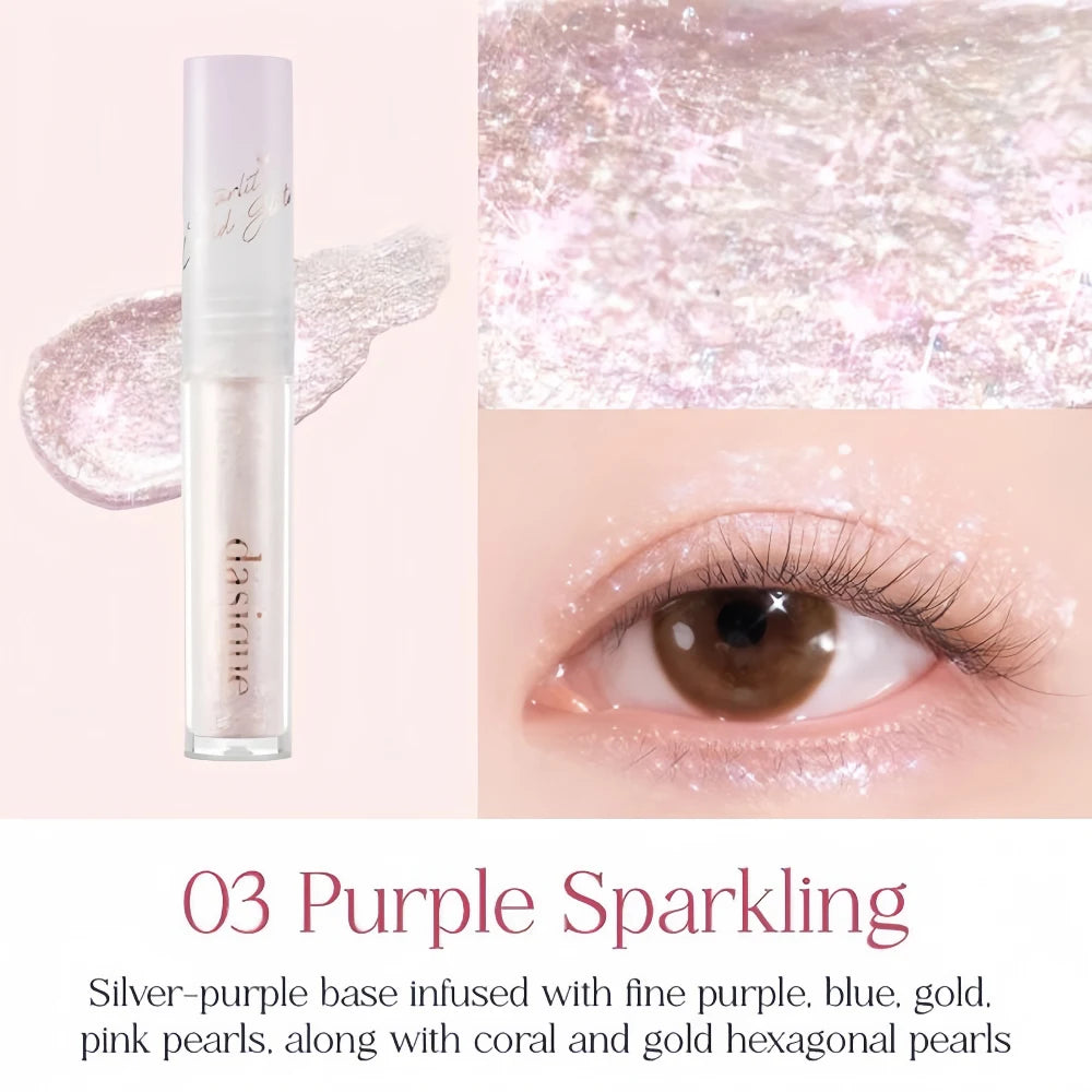 DASIQUE Starlit Jewel Liquid Glitter 03 Purple Sparkling